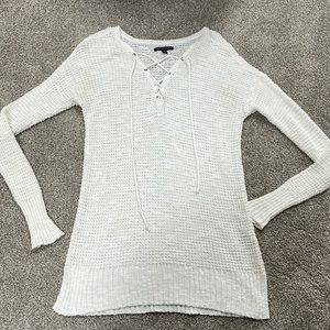 American Eagle White Sweater